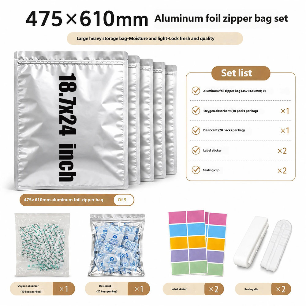 5Pak 15Kg 35Kg Kantong Kemasan - Food Storage Oxygen Absorbers ulasan dan harga