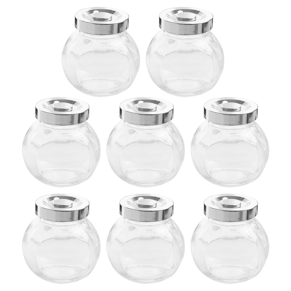 8 Buah Stoples Penyimpanan Kac - Food Storage Jar Glass ulasan dan harga