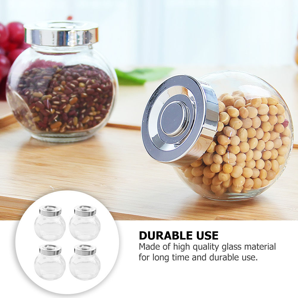 8 Buah Stoples Penyimpanan Kac - Food Storage Jar Glass ulasan dan harga
