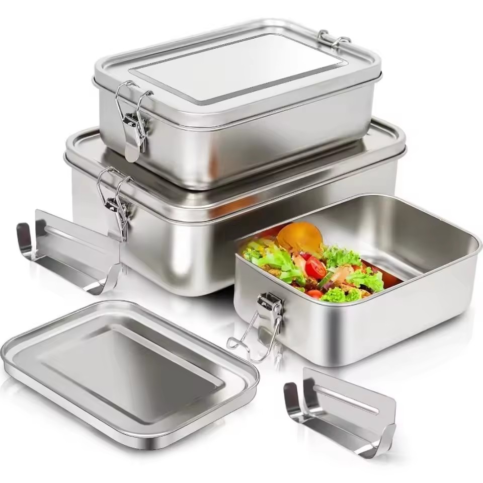 Kotak Bento Stainless Steel Ta - Stainless Lunch Box ulasan dan harga