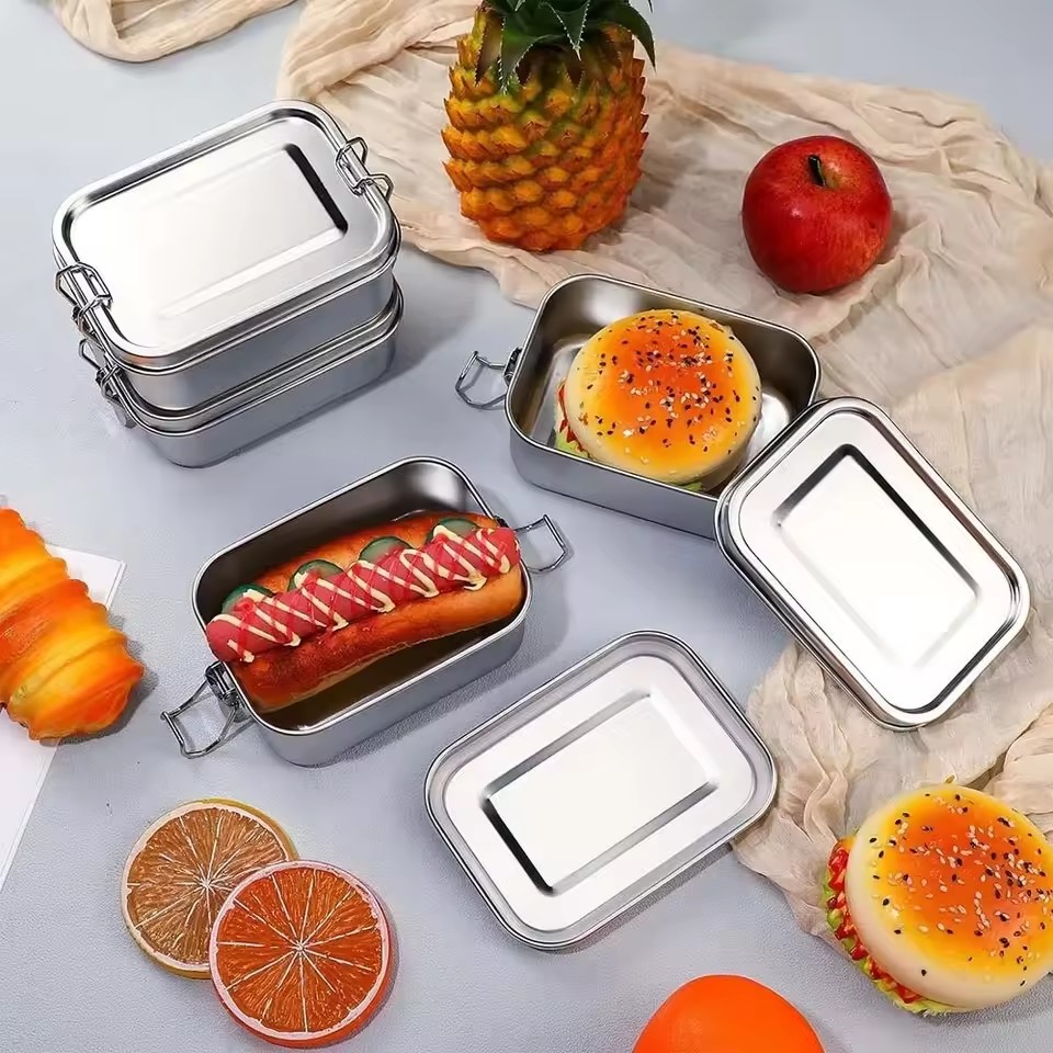 Kotak Bento Stainless Steel Ta - Stainless Lunch Box ulasan dan harga