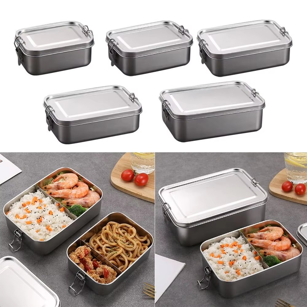 Kotak Bento Stainless Steel Ta - Stainless Lunch Box ulasan dan harga