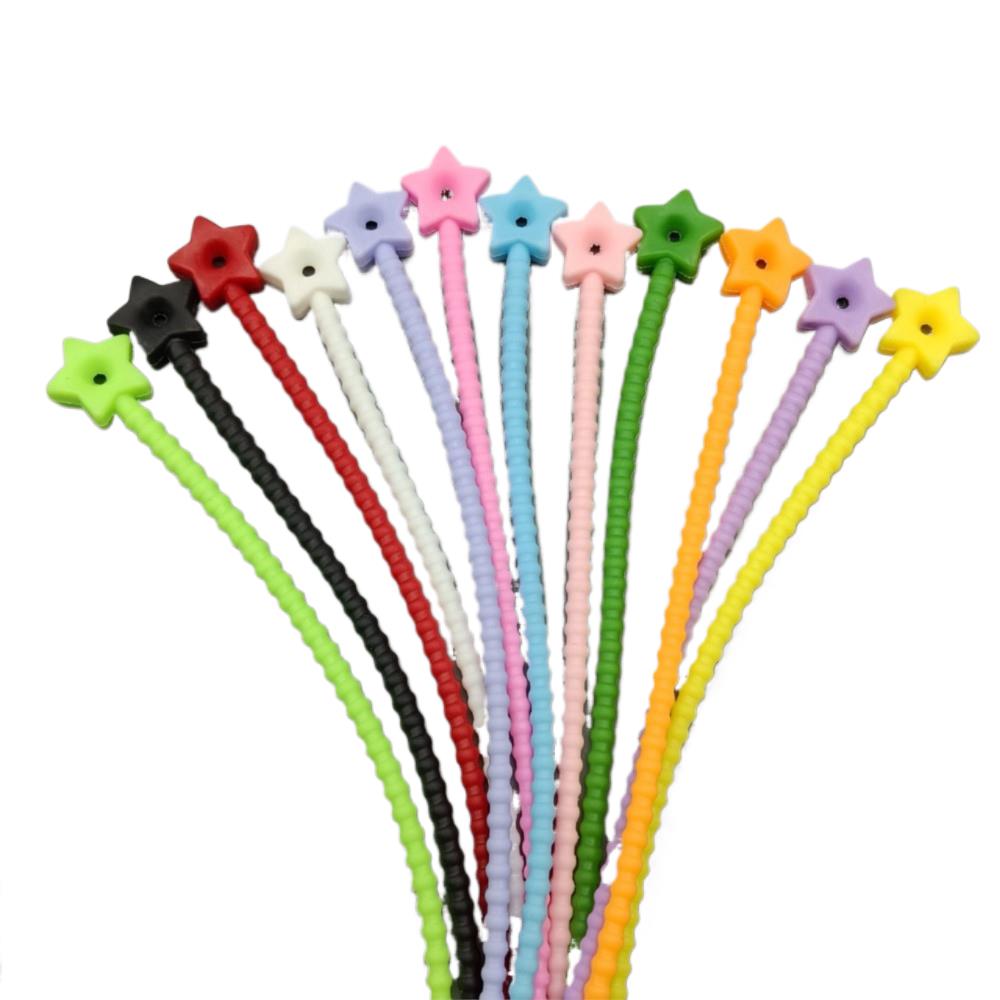 10Pcs Pengatur Kabel Silikon B - Food Storage Organization ulasan dan harga
