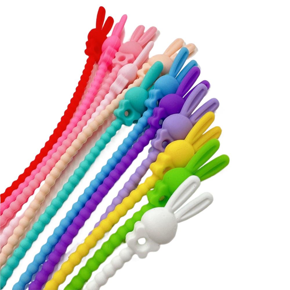 10Pcs Pengatur Kabel Silikon B - Food Storage Organization ulasan dan harga