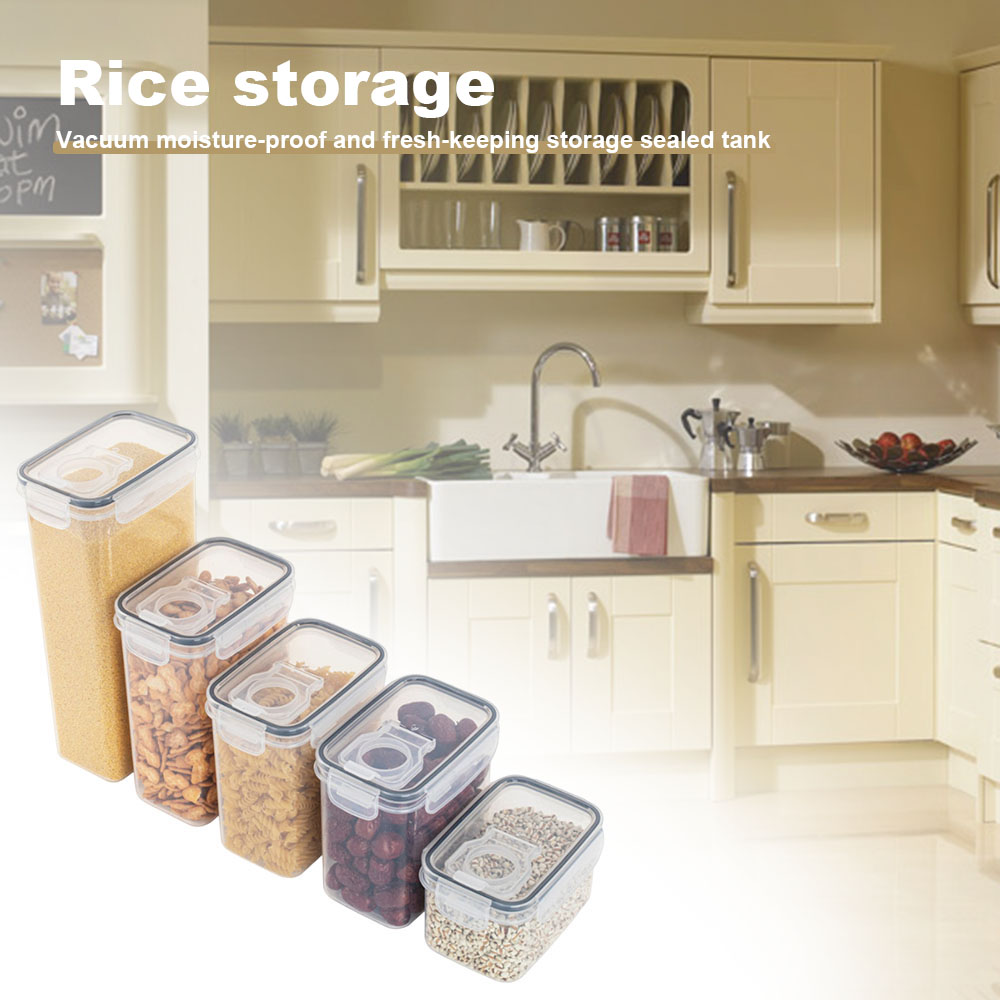 Kotak penyimpan makanan plasti - Food Storage Kitchen Container Set ulasan dan harga